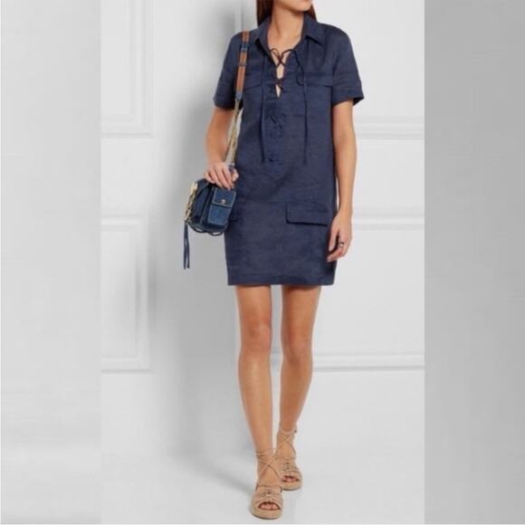Equipment Knox Linen Dress - Picture 1 of 5